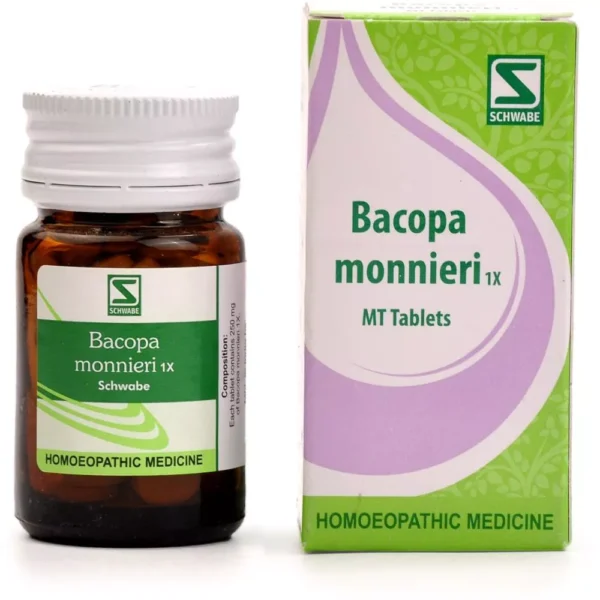 Willmar Schwabe India Bacopa Monnieri 1X Tablets (Brahmi) (20g)