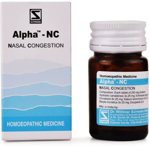 Willmar Schwabe India Alpha NC (Nasal Congestion) (20g)