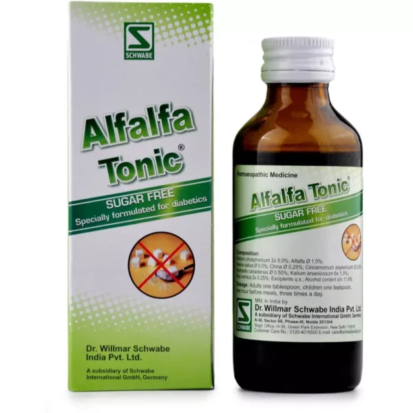 Willmar Schwabe India Alfalfa Tonic (Sugar Free) (100ml)