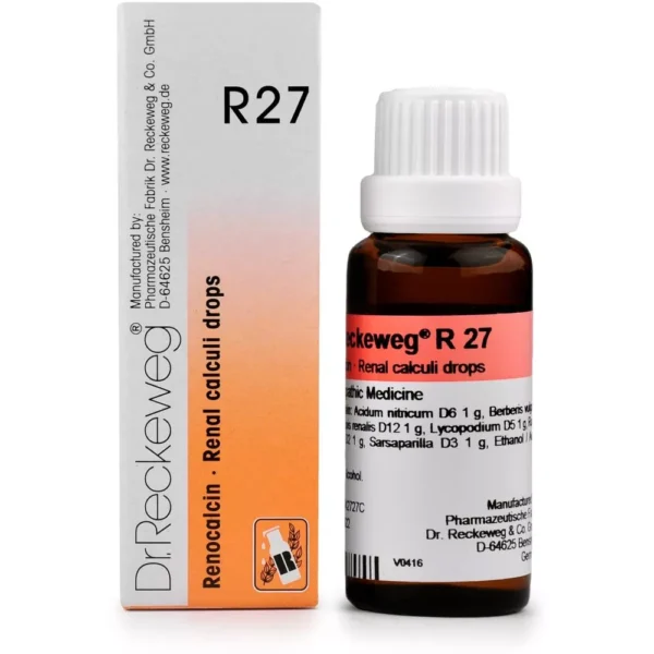 Dr Reckeweg R27 (Renal Calculi Drop) (22ml)